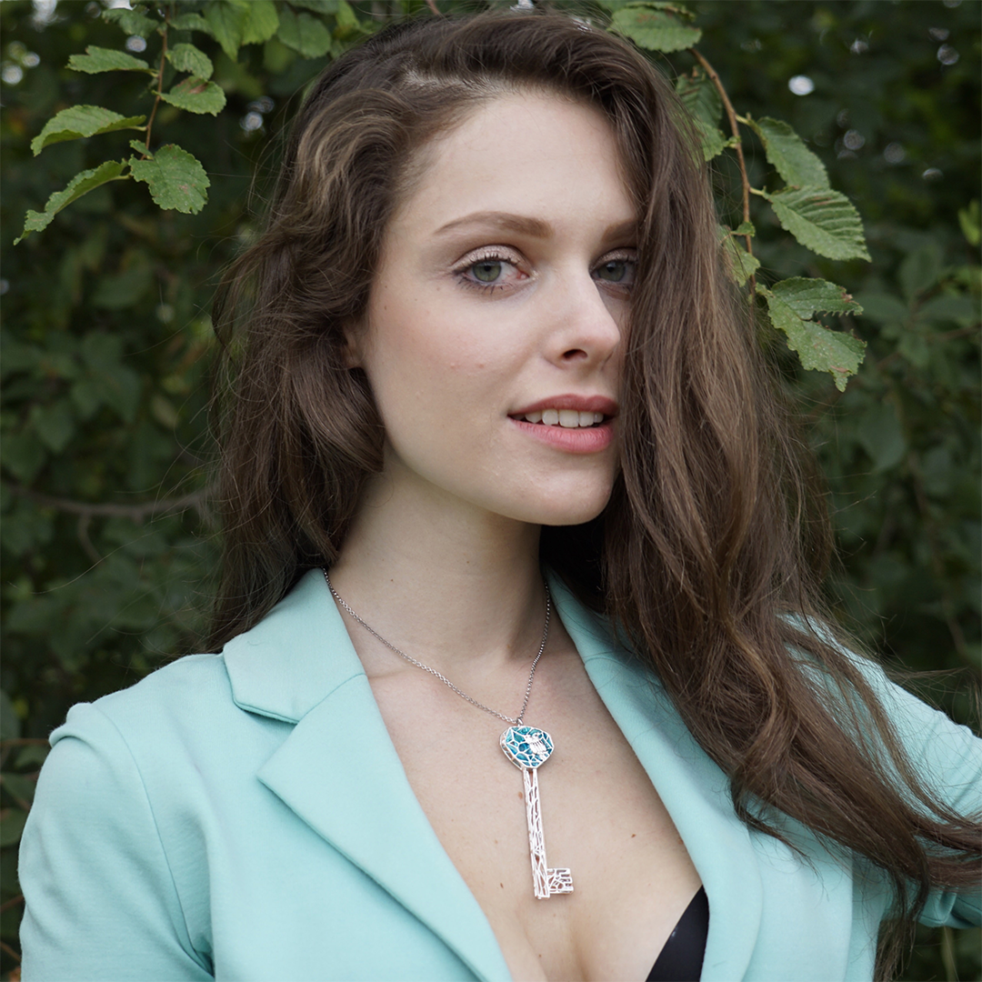 Pendente KKing the Night Big con Smalto - KK005