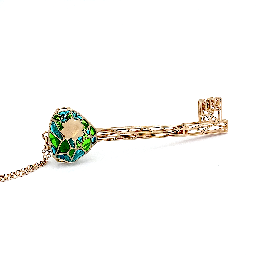 Pendente KLucky Big con Smalto - KL002