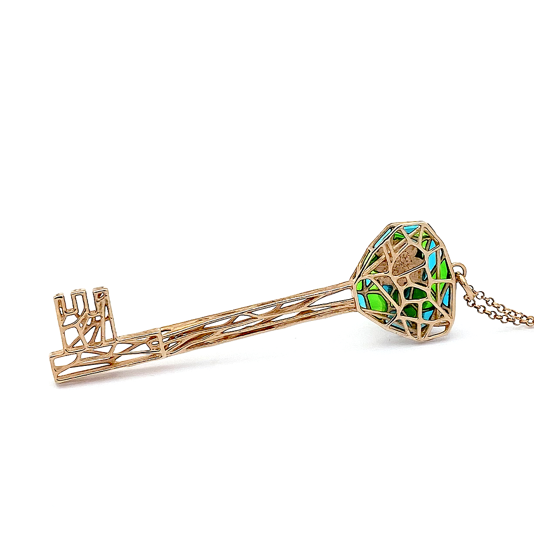 Pendente KLucky Big con Smalto - KL002