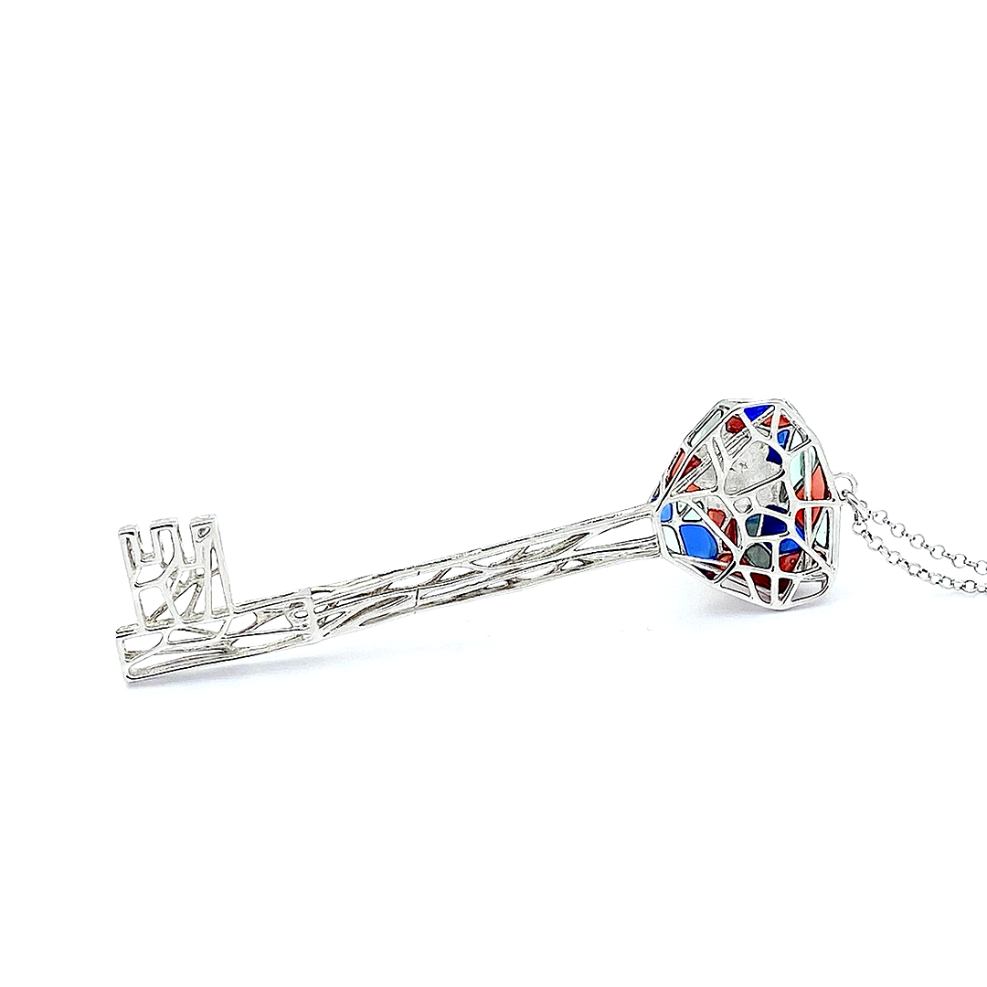 Pendente KLucky Big con Smalto - KL003