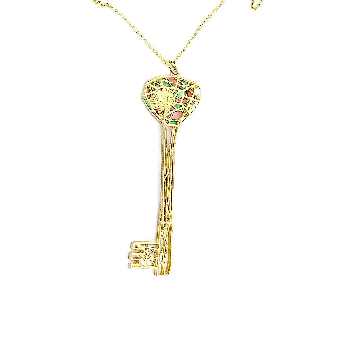 Pendente KLucky Big con Smalto - KL008
