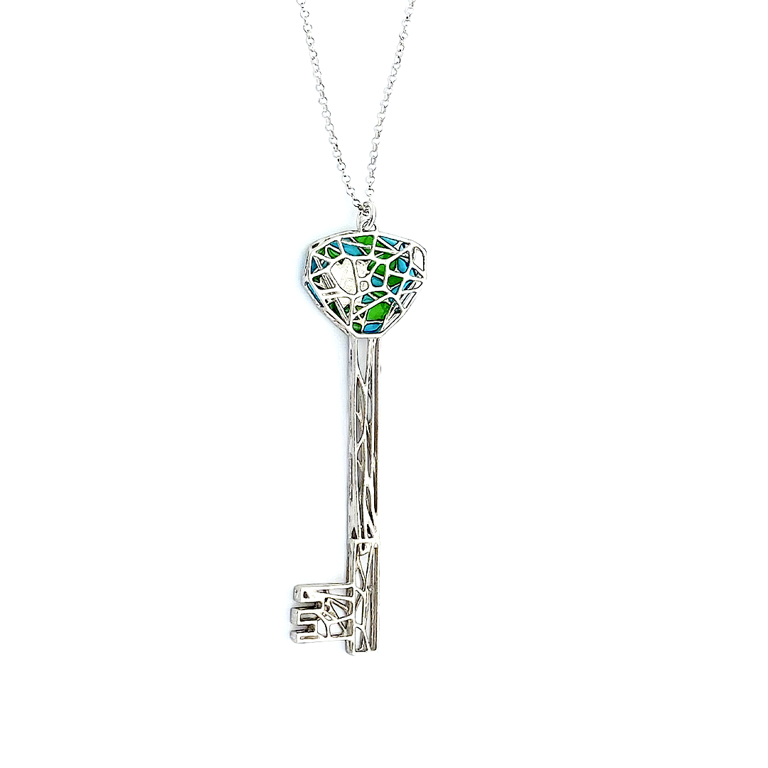 Pendente KLucky Big con Smalto - KL007