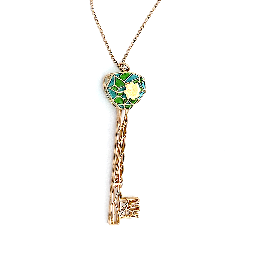 Pendente KLucky Big con Smalto - KL002