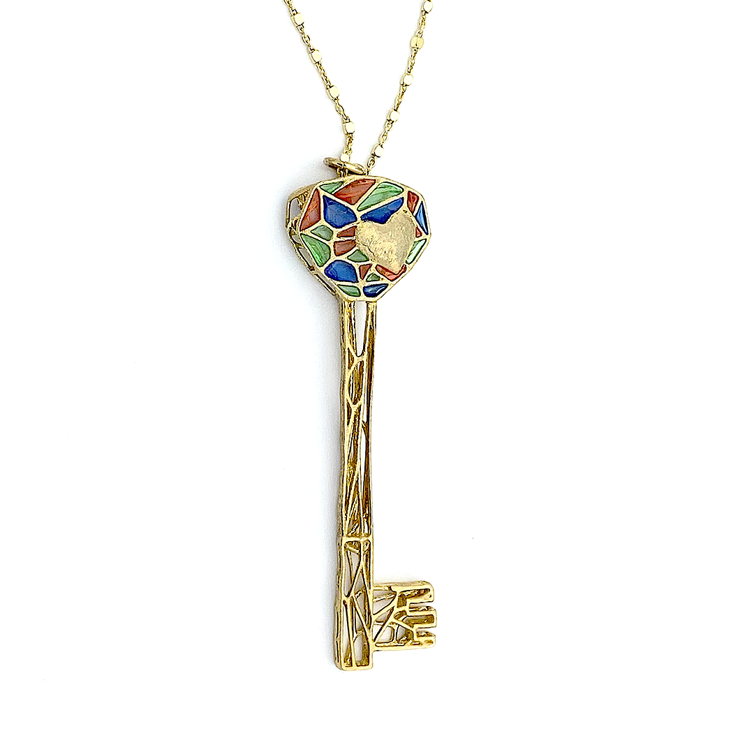 Pendente KHeart Big con Smalto - KH005