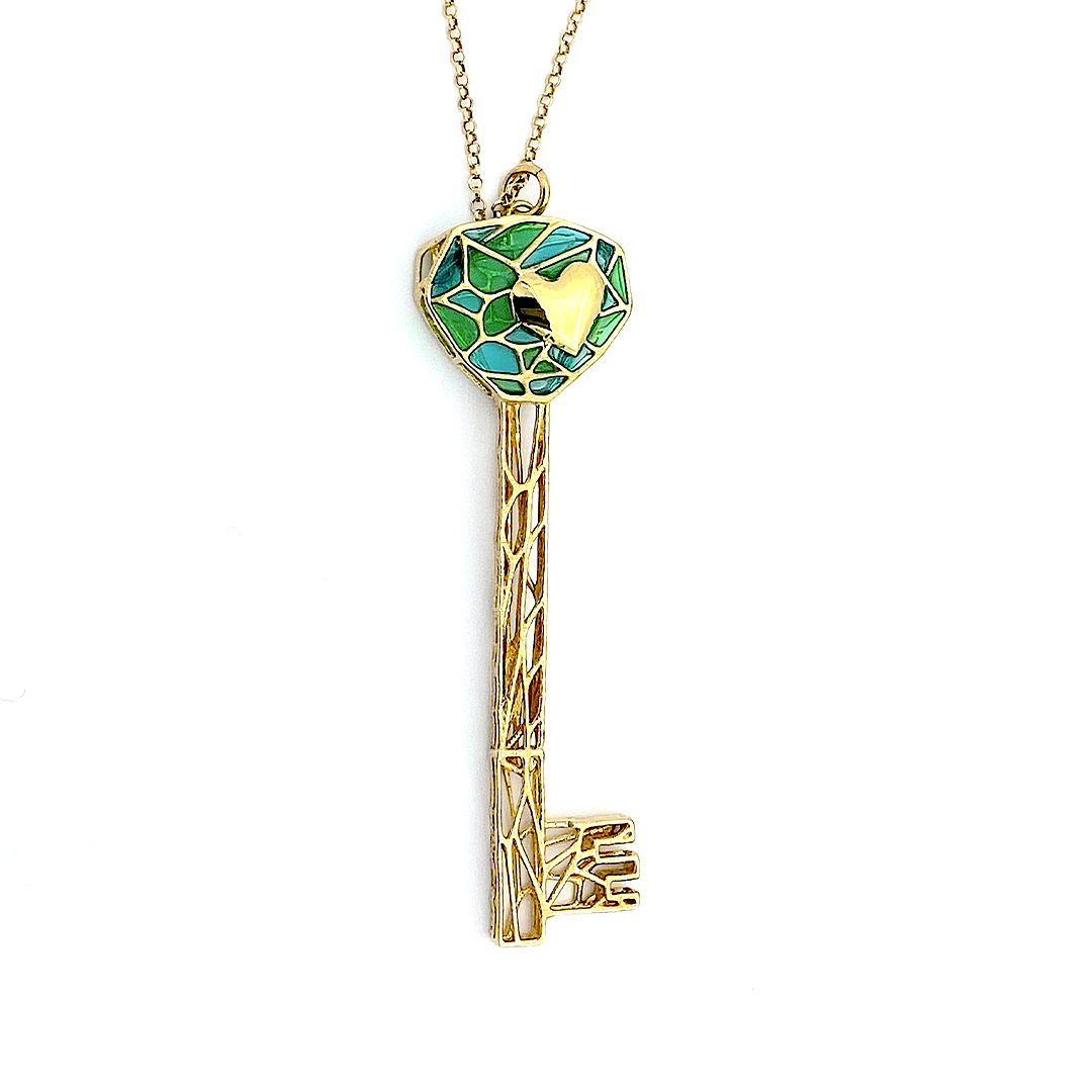 Pendente KHeart Big con Smalto - KH006