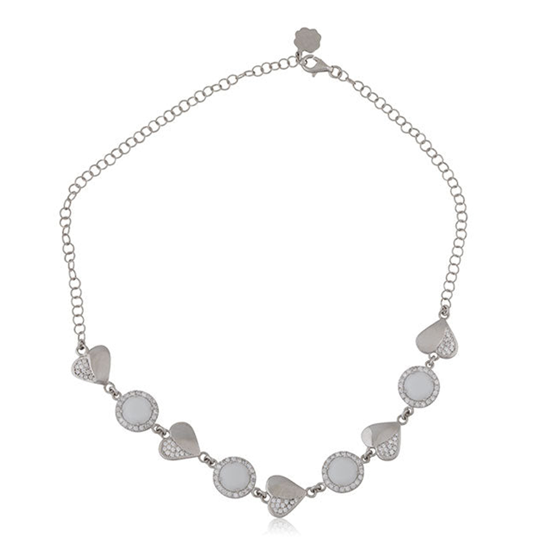 Pendente Choker White Charm