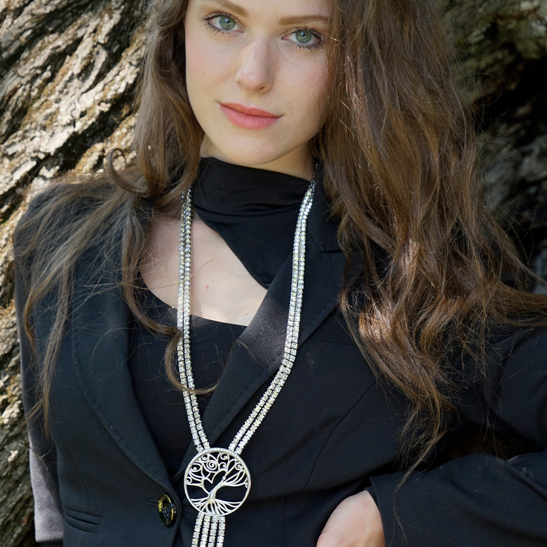 Collana Strass Albero della Vita