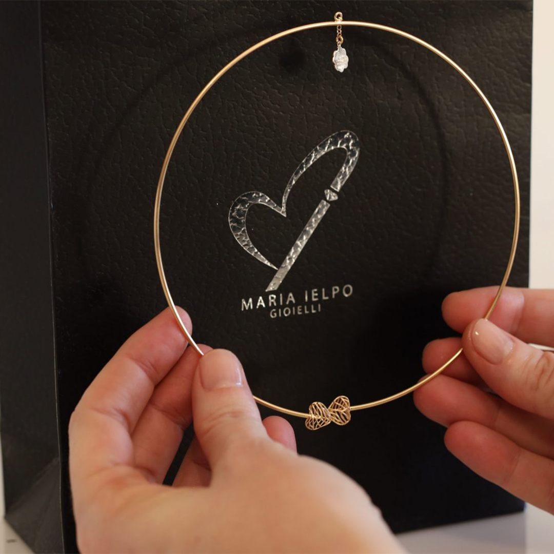 Collana rigida Unconditional love