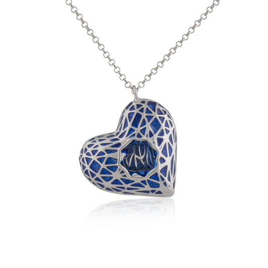 Pendente Cuore Amore Fortunato Little con Smalto - 002