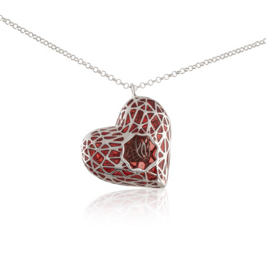 Pendente Cuore Amore Fortunato Little con Smalto - 016