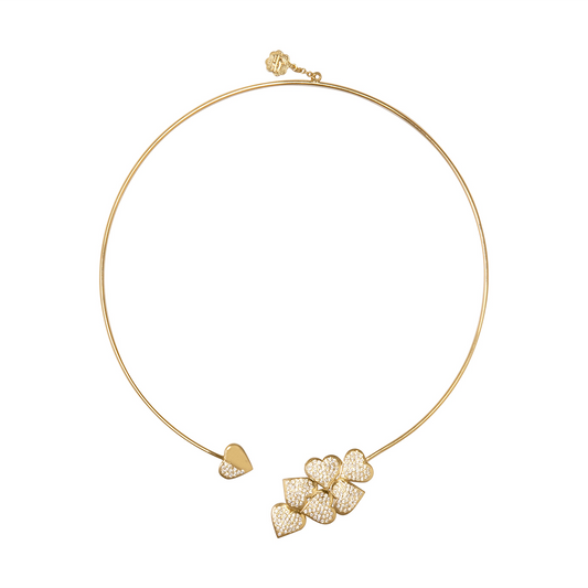 Collana rigida Feeling love